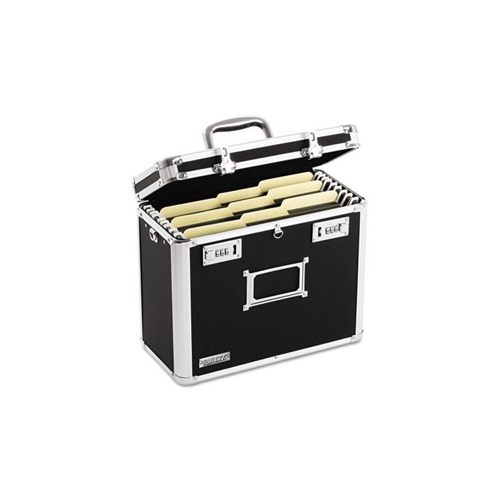 File Chaster Black Locking File Chest for Secure Letter File Storage