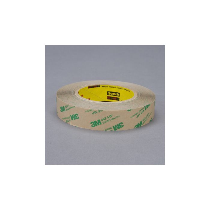 3M Adhesive Transfer Tape 468MP - 5 Mil, 1in x 60yd Roll