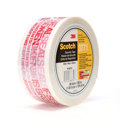 Scotch Preprinted Message Seal Broken Tape - 109.36 yd Length x