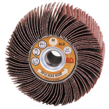 Alfa Tools 3" X 1 40 GRIT FLAP WHEEL THREADED SHANK