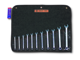 12 Pt. Metric Combination Wrenches, 18 Pieces, Satin Finish 758