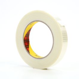Scotch® Bi-Directional Filament Tape 8959, Clear, 19 mm x 50 m, 5.7 mil, 48 rolls per case