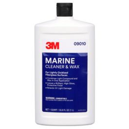 3M™ Marine One Step Cleaner and Liquid Wax 09010E, 32 oz, 6 per case