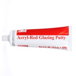 3M™ Acryl Putty, 05098, Red, 14.5 oz, 12 tubes per case