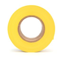 Scotch® Barricade Tape 358, CAUTION HIGH VOLTAGE, 3 in x 1000 ft, Yellow, 8 rolls/Case