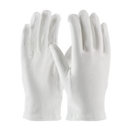 100% Cotton Dress Glove - Open Cuff, White
