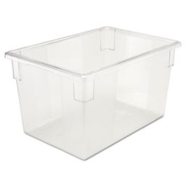 Food/Tote Boxes, 21.5 gal, 26 x 18 x 15, Clear, Plastic