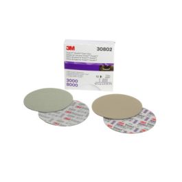 3M™ Trizact™ Hookit™ Foam Disc Kit 30802, 6 in, 3000 and 8000, 10 Discs/Kit, 4 Kits/Case