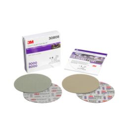 3M™ Trizact™ Hookit™ Foam Disc Kit 30808, 6 in, 3000 and 8000, 2 Discs/Kit, 5 Kits/Carton, 4 Cartons/Case