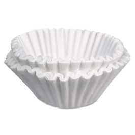 Commercial Coffee Filters, 10 gal Urn Style, Flat Bottom, 25/Cluster, 10 Clusters/Carton