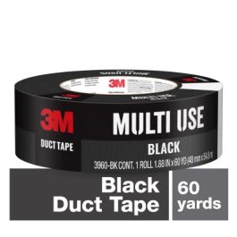 3M™ Black Duct Tape 3960-BK, 1.88 in x 60 yd (48 mm x 54,8 m)