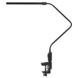 LED Desk Lamp With Interchangeable Base Or Clamp, 5.13w x 21.75d x 21.75h, Black