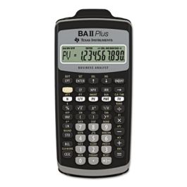 BAIIPlus Financial Calculator, 10-Digit LCD