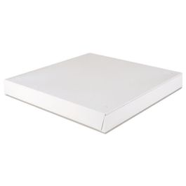 Lock-Corner Pizza Boxes, 16 x 16 x 1.88, White, Paper, 100/Carton