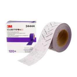 3M™ Cubitron™ II Hookit™ Clean Sanding Sheet Roll 737U, 34444, 120+ grade, 70 mm x 12 m, 5 rolls per case