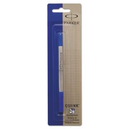 Refill for Parker Roller Ball Pens, Medium Conical Tip, Blue Ink