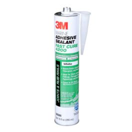 3M™ Marine Adhesive Sealant 4200FC Fast Cure, PN06560, White, 295 mL Cartridge, 12/Case