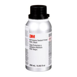 3M™ All Purpose Sealant Primer P591, Black, 250 mL Bottle, 12/Case