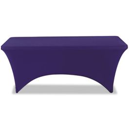 iGear Fabric Table Cover, Polyester/Spandex, 30 "x 72", Blue