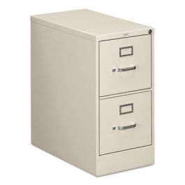 310 Series Vertical File, 2 Letter-Size File Drawers, Light Gray, 15" x 26.5" x 29"