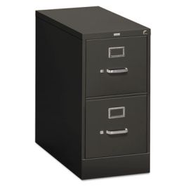 310 Series Vertical File, 2 Letter-Size File Drawers, Charcoal, 15" x 26.5" x 29"
