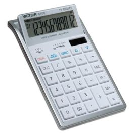 6400 Desktop Calculator, 12-Digit LCD