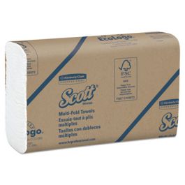 Essential Multi-Fold Towels, 8 x 9.4, White, 250/Pack, 16 Packs/Carton