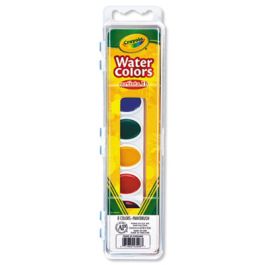 Artista II 8-Color Watercolor Set, 8 Assorted Colors, Palette Tray