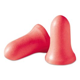 MAX-1 Single-Use Earplugs, Cordless, 33NRR, Coral, 200 Pairs
