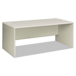 38000 Series Desk Shell, 72" x 36" x 30", Light Gray/Silver