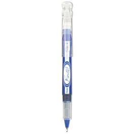 Finito! Porous Point Pen, Stick, Extra-Fine 0.4 mm, Blue Ink, Blue/Silver Barrel