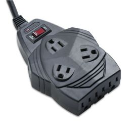 Mighty 8 Surge Protector, 8 AC Outlets, 6 ft Cord, 1,460 J, Black