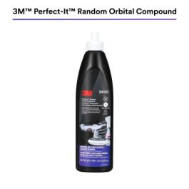3M™ Perfect-It™ Random Orbital Compound 34130, 1 Pint (16 fl oz/473 mL), 6/Case