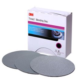 3M™ Trizact™ Hookit™ Blending Abrasive Disc 02090, P1000, 150 mm (6 in), 15 Discs/Carton, 4 Cartons/Case