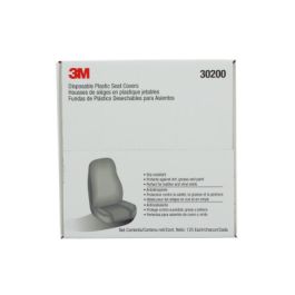 Marson Kwikee Disposable Plastic Seat covers, 30200, 125 per pack, 1 pack per case