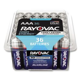 Alkaline AAA Batteries, 36/Pack