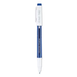 FriXion Fineliner Erasable Porous Point Pen, Stick, Fine 0.6 mm, Blue Ink, Blue Barrel, Dozen