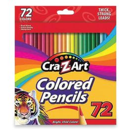 Colored Pencils, 72 Assorted Lead/Barrel Colors, 72/Box