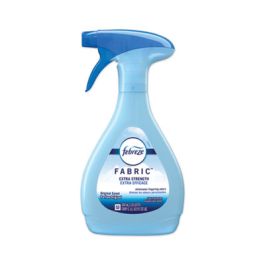 FABRIC Refresher/Odor Eliminator, Extra Strength, Original, 16.9 oz Spray Bottle, 8/Carton