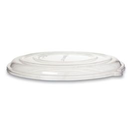 100% Recycled Content Pizza Tray Lids, 16 x 16 x 0.2, Clear, Plastic, 50/Carton