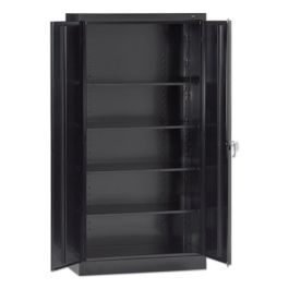 72" High Standard Cabinet (Assembled), 30w x 15d x 72h, Black