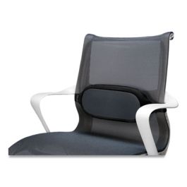 I-Spire Series Lumbar Cushion, 14 x 3 x 6, Gray/Black