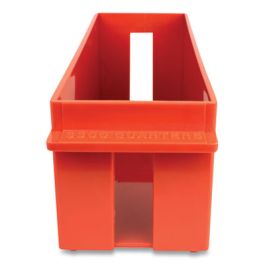 Extra-Capacity Coin Tray, Quarters, 1 Compartment, 11.5 x 3.38 x 3.38, Plastic, Orange