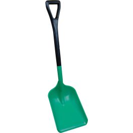 Remco Safety Shovel w/ Standard Handle, 10.2" Blade, Green