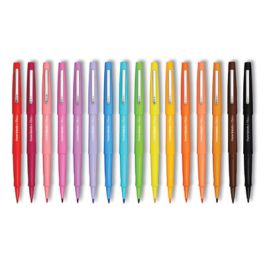 Flair Scented Felt Tip Porous Point Pen, Stick, Medium 0.7 mm, Assorted Ink and Barrel Colors, 16/Pack