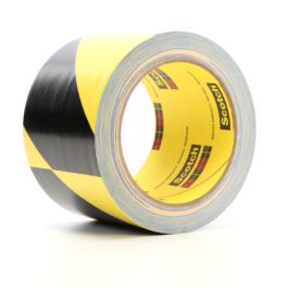 3M™ Safety Stripe Tape 5702, Black/Yellow, 2 in x 36 yd, 5.4 mil, 24 Roll/Case