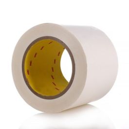 3M™ Double Coated Tape 9009, Clear, 54 in x 60 yd, 2.1 mil, 1 roll per case