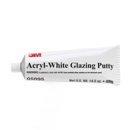 3M™ Acryl Putty, 05095, White, 14.5 oz, 12 tubes per case