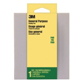 3M™ General Purpose Sanding Pad 917DC-NA, 4 1/2 in x 5 1/2 in x 3/16 in, Fine, 1/pk 24 pks/cs