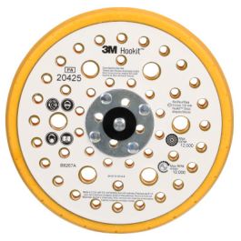 3M Xtract™ Low Profile Finishing Back-up Pad, 20425, 152 mm x 17.5 mm x 7.93 mm, External 53 Holes, 10 ea/Case
